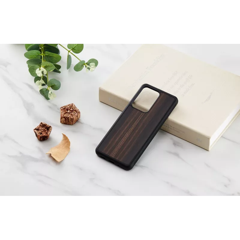Etui na telefon man and wood Galaxy S20 Ultra hebanowa czerń — ochronna obudowa smartfona