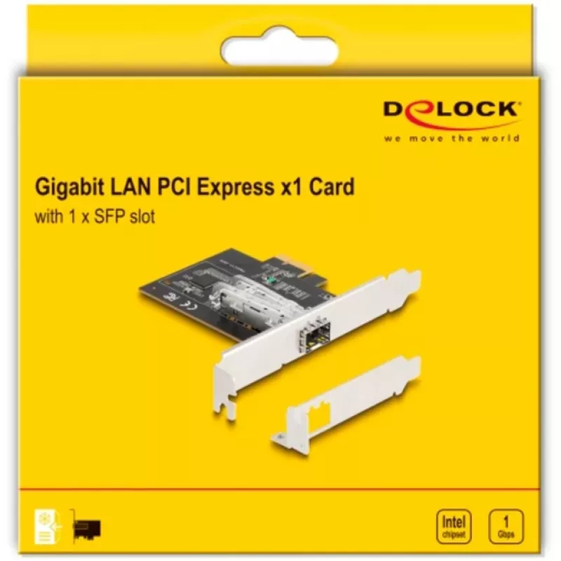 DeLOCK 88318 PCI Express x1 karta sieciowa, 1 x SFP Gigabit LAN