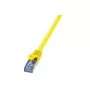 Kabel sieciowy LogiLink 1,5 m, kat.6A, RJ-45, S/FTP, żółty