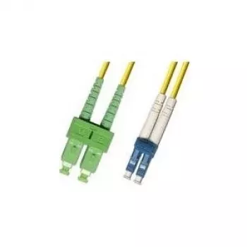 Microconnect FIB841010 kabel InfiniBand/światłowodowy 10 m SC LC Żółty