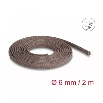 Osłona na kabel DeLOCK 20897 Brązowa Poliester 6mm