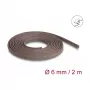 Osłona na kabel DeLOCK 20897 Brązowa Poliester 6mm