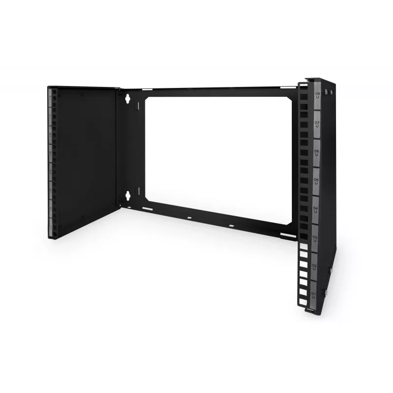 Digitus DN-19 PB-4U-SW - Szafka ścienna - Czarny, RAL 9005 - 8U - 48,3 cm (19 inch) (DN-19 PB-8U-SW)
