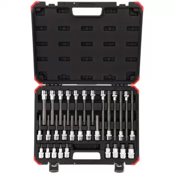 Zestaw nasadek Gedore R68003030 — 1/2 inch, 30-częściowy zestaw nasadek do bitów i akcesoriów