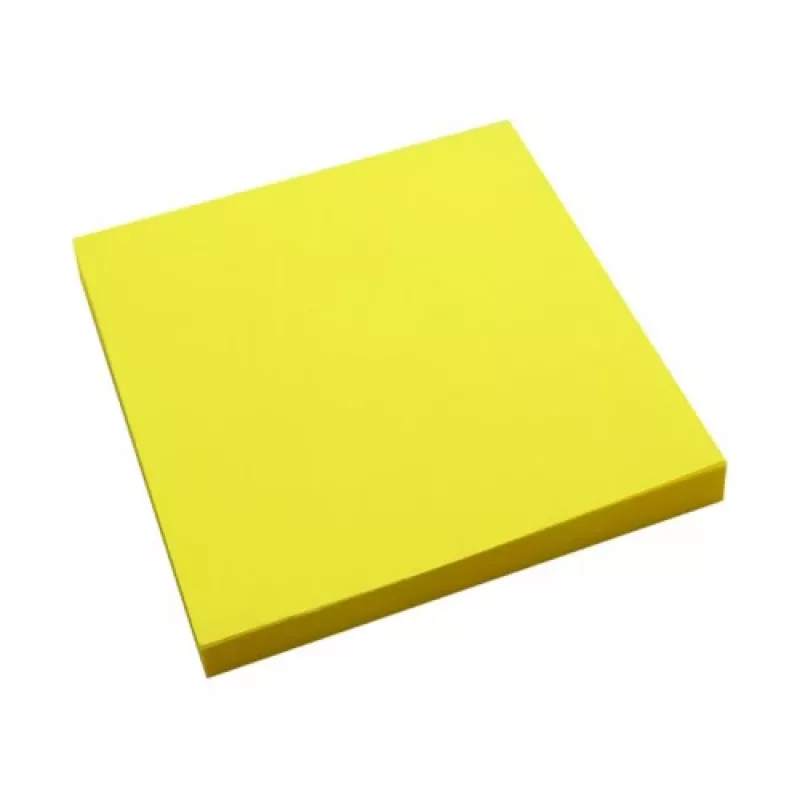 Karteczki samoprzylepne Forpus, Neon, 75x75mm, Żółty (1x80)