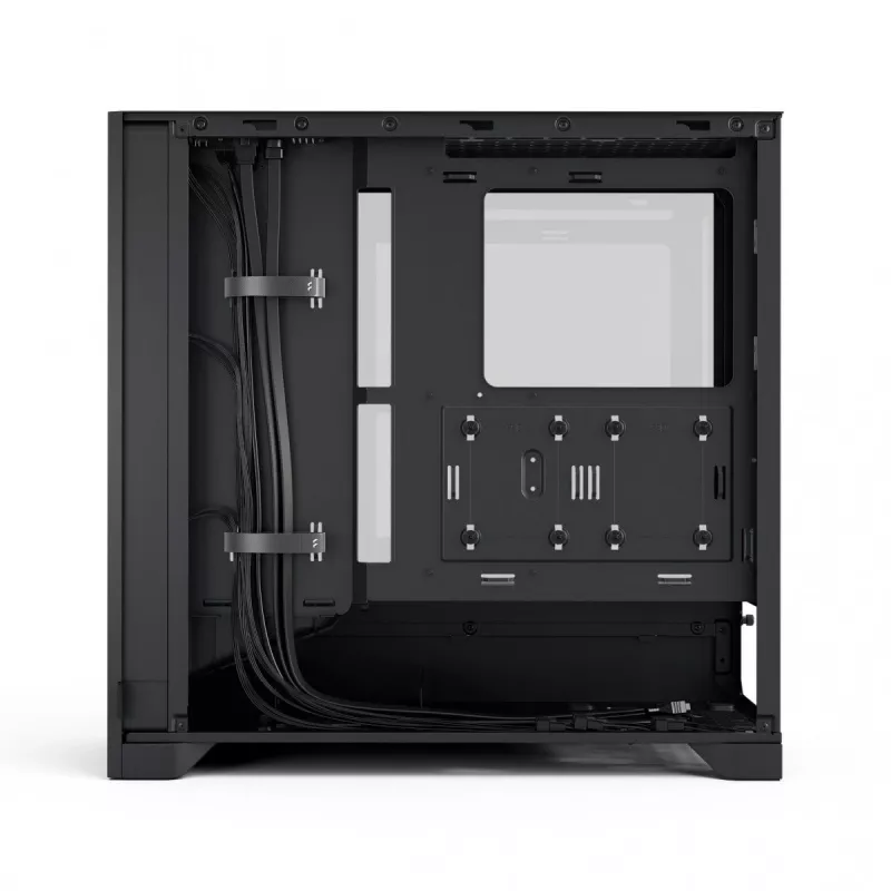 Obudowa PC Fractal Design Pop 2 Air Czarny Solid typu midi tower — obsługa ATX, 3 wentylatory przednie 120 mm, zatoki na dyski 2,5/3,5 cala, 215×481×462 mm