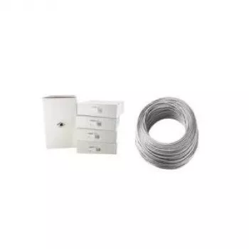 LogiLink Kabel krosowy, Cat. 5e, F-UTP, 100 m, Szary 4 x 2 AWG 26-7, ekranowany folią, płaszcz PVC, dostawa (CPV0013)