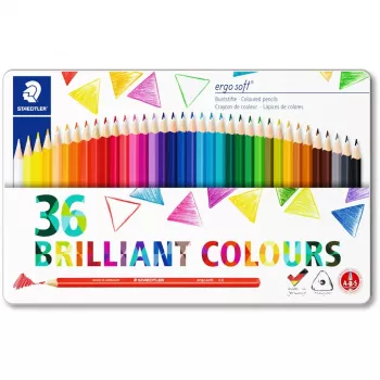 Kredki Staedtler Ergosoft 157 Wielokolorowe 36 szt.