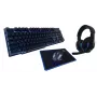Klawiatura z myszą Rebeltec SHERMAN Gaming USB QZERTY angielska czarna