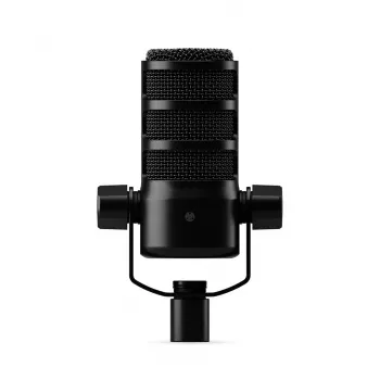 Mikrofon studyjny RØDE PodMic USB — kardioidalny XLR/USB, 24-bitowy/48 kHz, USB-C, wyjście słuchawkowe, pokrętło głośności, czarny
