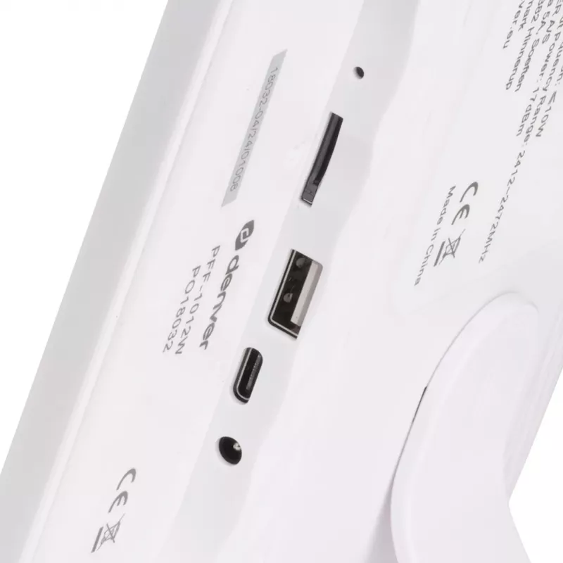 Denver PFF-1012 cyfrowa ramka na zdjęcia Biała 25,6 cm (10.1) Ekran dotykowy Wi-Fi