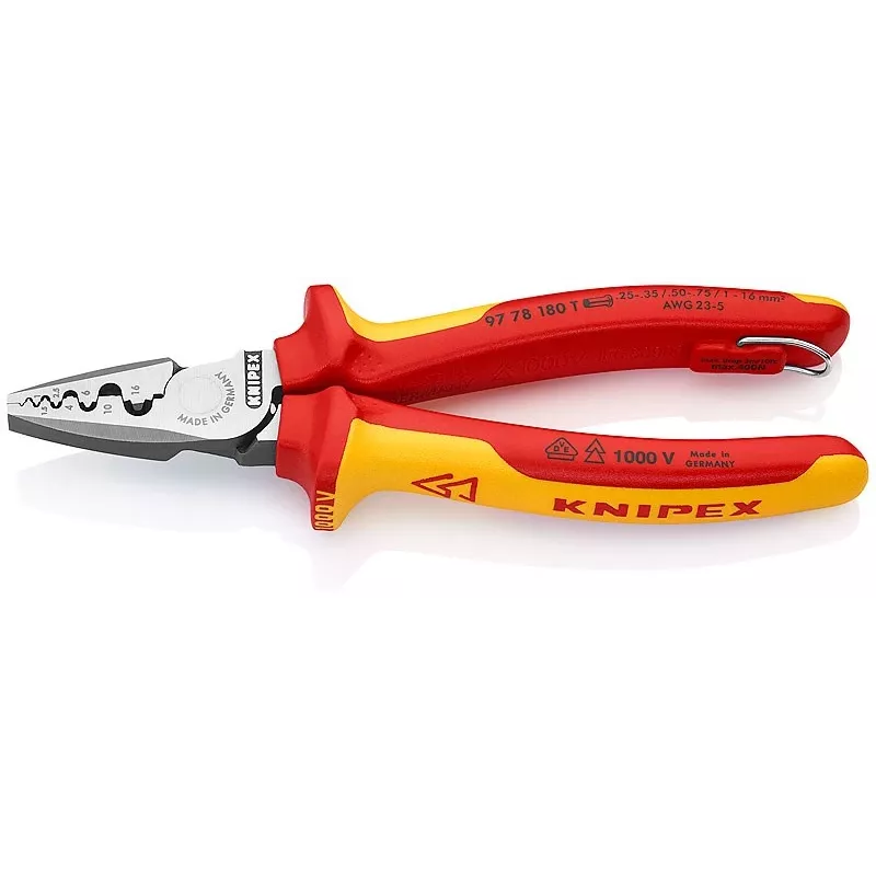 kabel Crimper Combination Tool Knipex 97 78 180 T