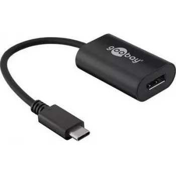 Goobay 38530 Kabel interfejsu adaptera USB-C DisplayPort czarny (38530)