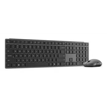 Bezprzewodowy zestaw klawiatury i myszy Lenovo 700 Modern Multi-Device — układ US English, Bluetooth, Luna szary