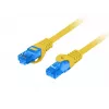 LANBERG PATCHCORD S/FTP CAT.6A 3M żółty LSZH
