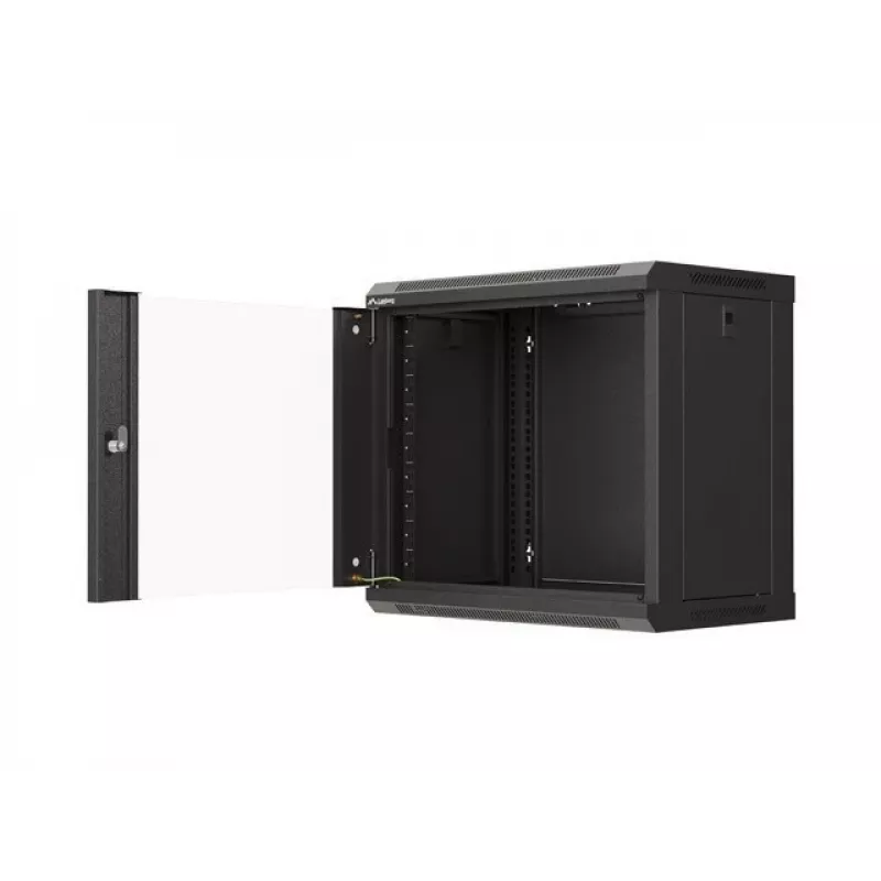 Szafa wisząca LANBERG WF03-5309-10B, 9U, 500×350×540 mm, maks. obciążenie 60 kg, czarna