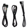 Koncentrator USB i PWM Lian Li EDGE HUB EG-HUB01B — 4× USB, 6× portów wentylatorów PWM