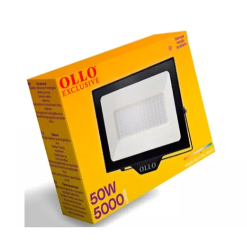 Lampa | OLLO | Pobór mocy 50 Watów | Strumień świetlny 5000 Lumenów | 4000 K | AC220-240V | Kąt wiązki 110 stopni | VS121C-50W-40K