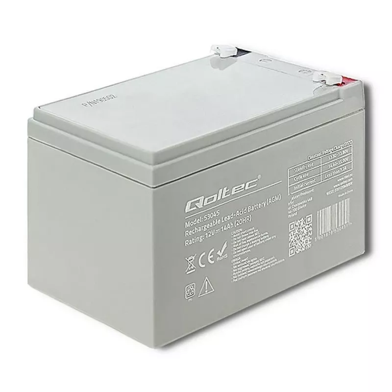 Qoltec 53045 akumulator AGM 12V 14Ah