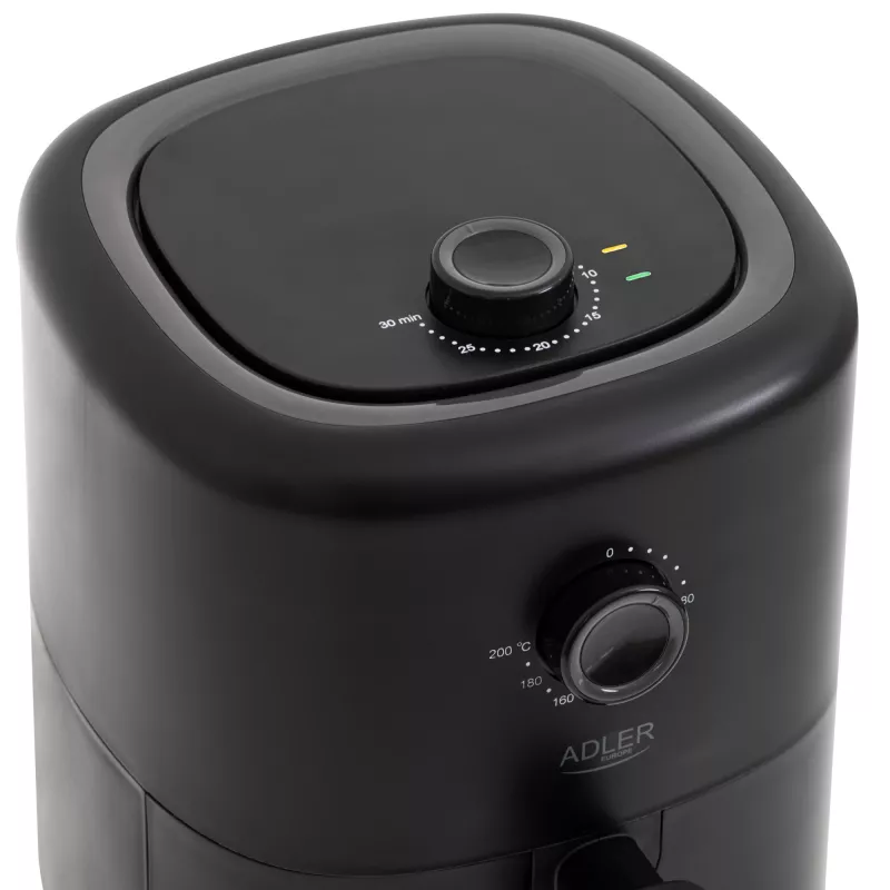 Frytkownica Adler AD 6310, pojedyncza, 3 L, 2200 W, gorące powietrze, czarna
