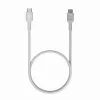 Kabel USB-C-USB-C PowerStream 100W pleciony 1,2m biały