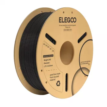 Szpula filamentu Elegoo PLA+ Czarny – 1,75 mm, kompatybilny z drukarkami 3D FDM