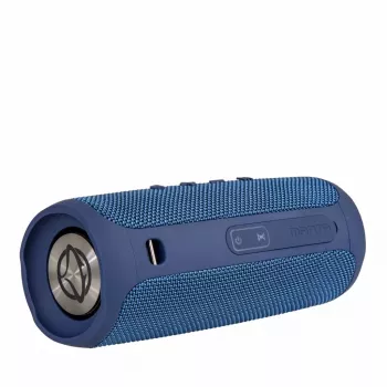 Głośnik przenośny MANTA SPK130GO BT — Bluetooth 5.0, TWS, FM, 10W RMS, akumulatorowy (czarny, 8×8×19 cm)
