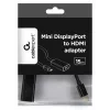 Gembird A-MDPM-HDMIF-02 adapter kabla wideo Mini DisplayPort HDMI Typ A (Standard) Czarny