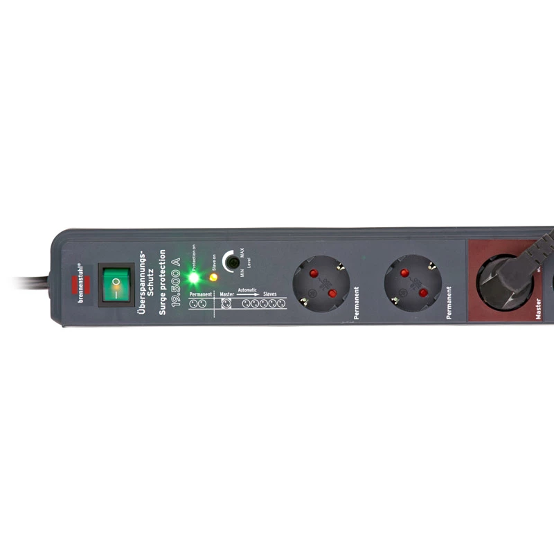 Brennenstuhl 1159490936 Przedłużacz zasilający 3 m 8 gniazd AC Antracyt