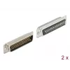 Wtyk D-Sub HD 50 pin męski metalowy do lutowania 2 sztuki DeLOCK 66705