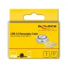 Retractable kabel DeLOCK USB 2.0 2 w 1 Typ-A na Micro-B i USB-C™