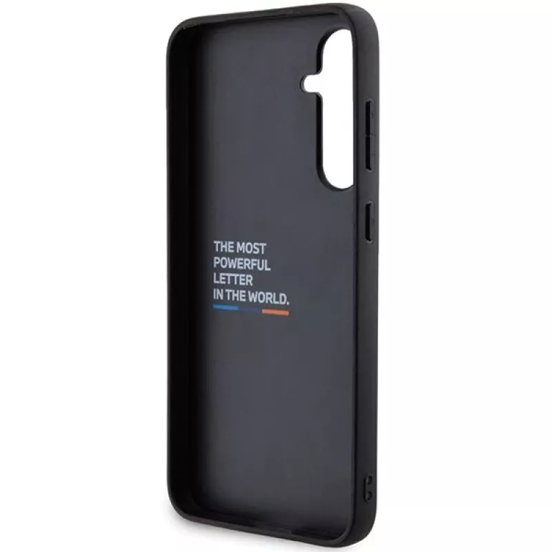 BMW | BMHCS23FE22NBCK | Pokrowiec tylny | Samsung | Galaxy S23 FE | Skóra Carbon | Czarny