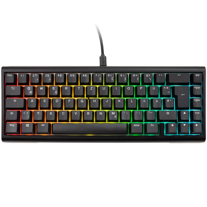 Klawiatura gamingowa Ducky Tinker 65 USB QWERTY Czarny