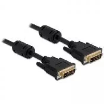 Kabel DVI DeLOCK 24+5 męski na DVI 24+5 męski 3 m czarny