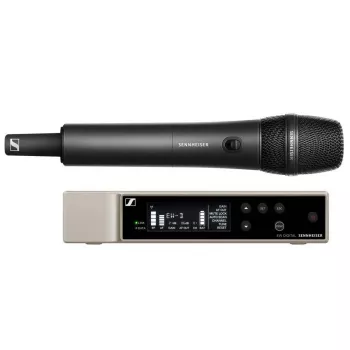 Przewodowy dynamiczny mikrofon wokalny Sennheiser EW-D 835-S z bezprzewodowym systemem UHF, kardioidalny, maks. SPL 154 dB, Bluetooth, XLR-3
