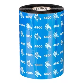 Zebra 4800 Performance żywiczna taśma termotransferowa 450 m czarna