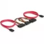 Kabel SATA All-in-One DeLOCK 84356 0,5 m czerwony