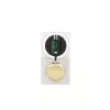 Zegar NeXtime klok 3028 OP, 16x30,2 cm, ścienny, szkło, srebrny
