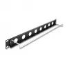 DeLOCK 67059 19-calowy panel krosowy D-Type z odciążeniem, 8-portowy, 1U, czarny