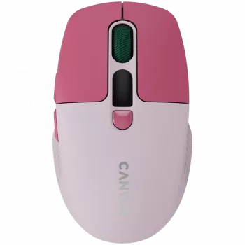 Canyon MW-26 - 2w1 bezprzewodowa mysz optyczna Bluetooth / 2,4 GHz - cicha - różowa