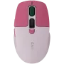 Canyon MW-26 - 2w1 bezprzewodowa mysz optyczna Bluetooth / 2,4 GHz - cicha - różowa
