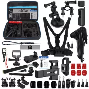 Zestaw 43 akcesoriów Puluz do kamer sportowych (w tym Osmo Action 5 Pro, Ace Pro 2) PKT47