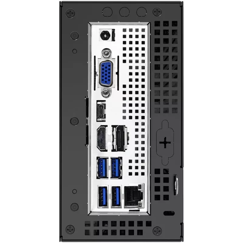 ASRock DeskMini H470 - Barebone - Mini-PC - gniazdo LGA1200 - Intel H470 - brak procesora - RAM 0 GB - GigE