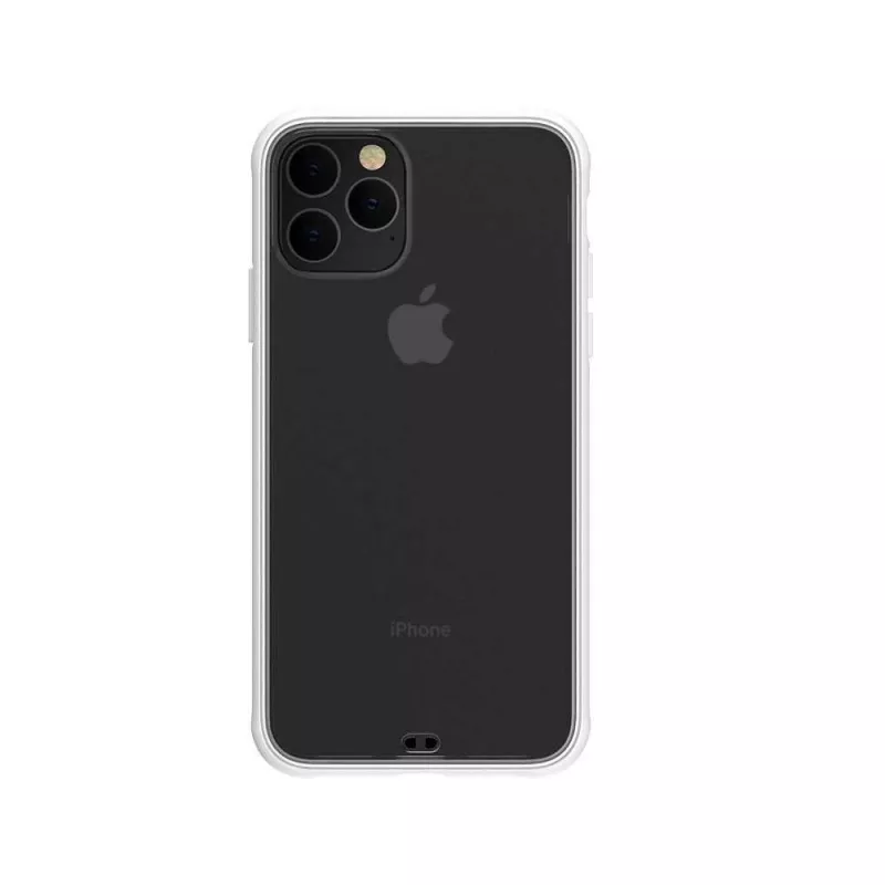 Ochronne etui na telefon Devia Soft Elegant antywstrząsowe do iPhone 11 Pro Max, białe, soft-touch, amortyzujące