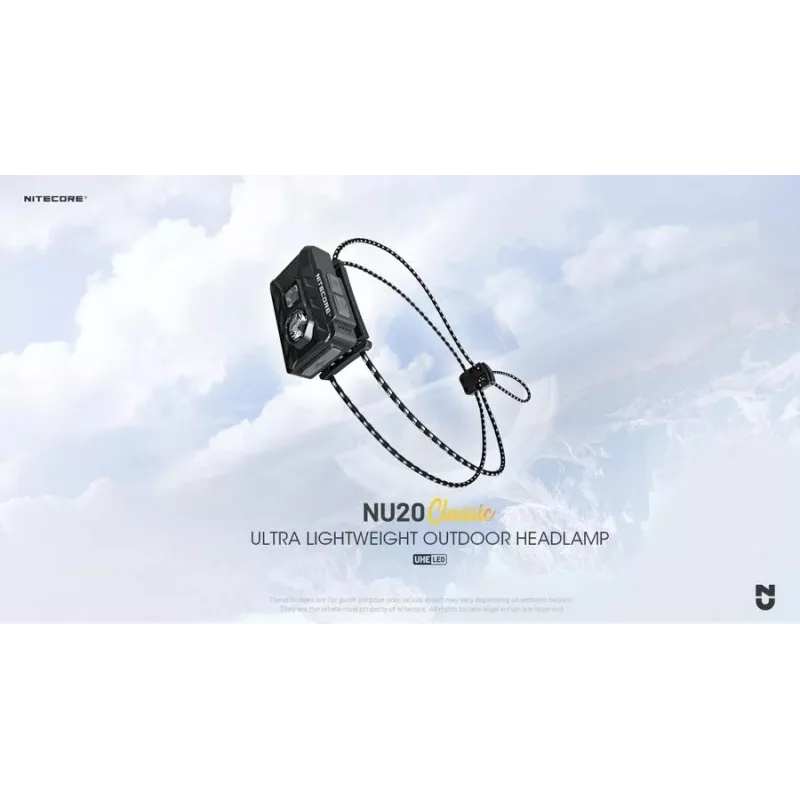 Lampa czołowa NU Series 360 LUMENS/NU20 Classic Nitecore