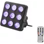 Lampa efektowa LED EUROLITE model 42110199 z 9 diodami LED, sterowanie DMX