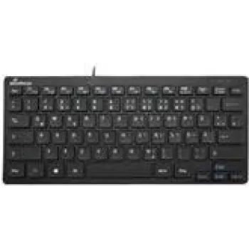 Klawiatura MediaRange MROS112 Office USB QWERTZ niemiecka szwajcarska czarna