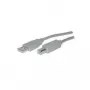 Kabel USB S/CONN 5m USB 2.0 A - USB 2.0 B Szary