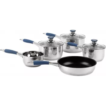 Zestaw garnków Russell Hobbs RH01179EU, 5 elementów, niebieski