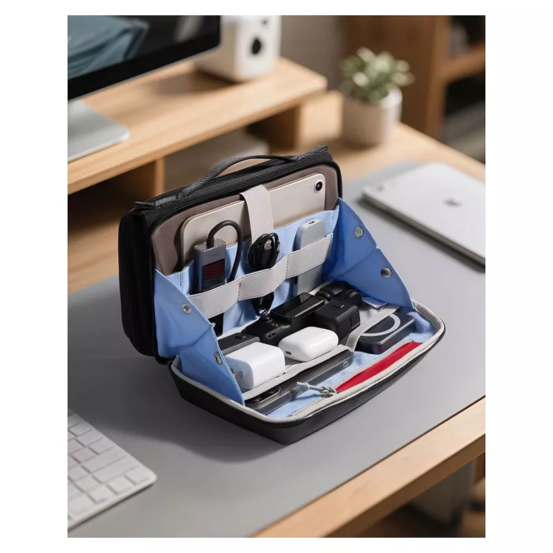 inateck Torba na kable 28 cm * 17 cm * 11,8 cm czarna